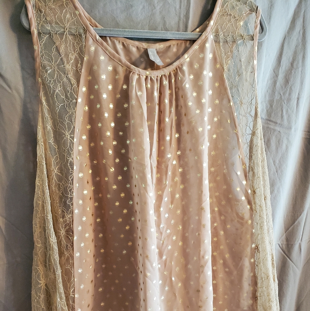 Vanity sheer blouse